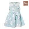 Summer Girl Frock Sleeveless Doll Collar Vest Skirt For Baby Girl (Light Blue)