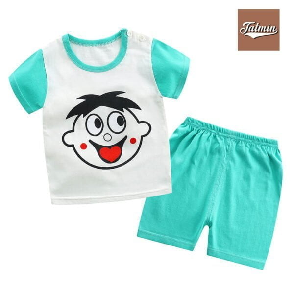 Summer T-shirt Pant Set Children’s short-sleeved suit (WZ Avatar)