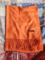 Women's Scarves Long Fashion Cashmere Scarfs for Women and Men (Orange) - Image 2
