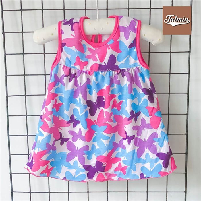 Summer Frock For Baby Girl (Big Butterfly)