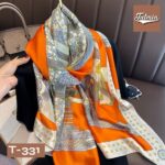 Imitation Silk Scarf Korean Oil Painting (T-331)