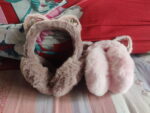 Folding Warm Earmuffs with Ear (Skin Powder) - Image 2