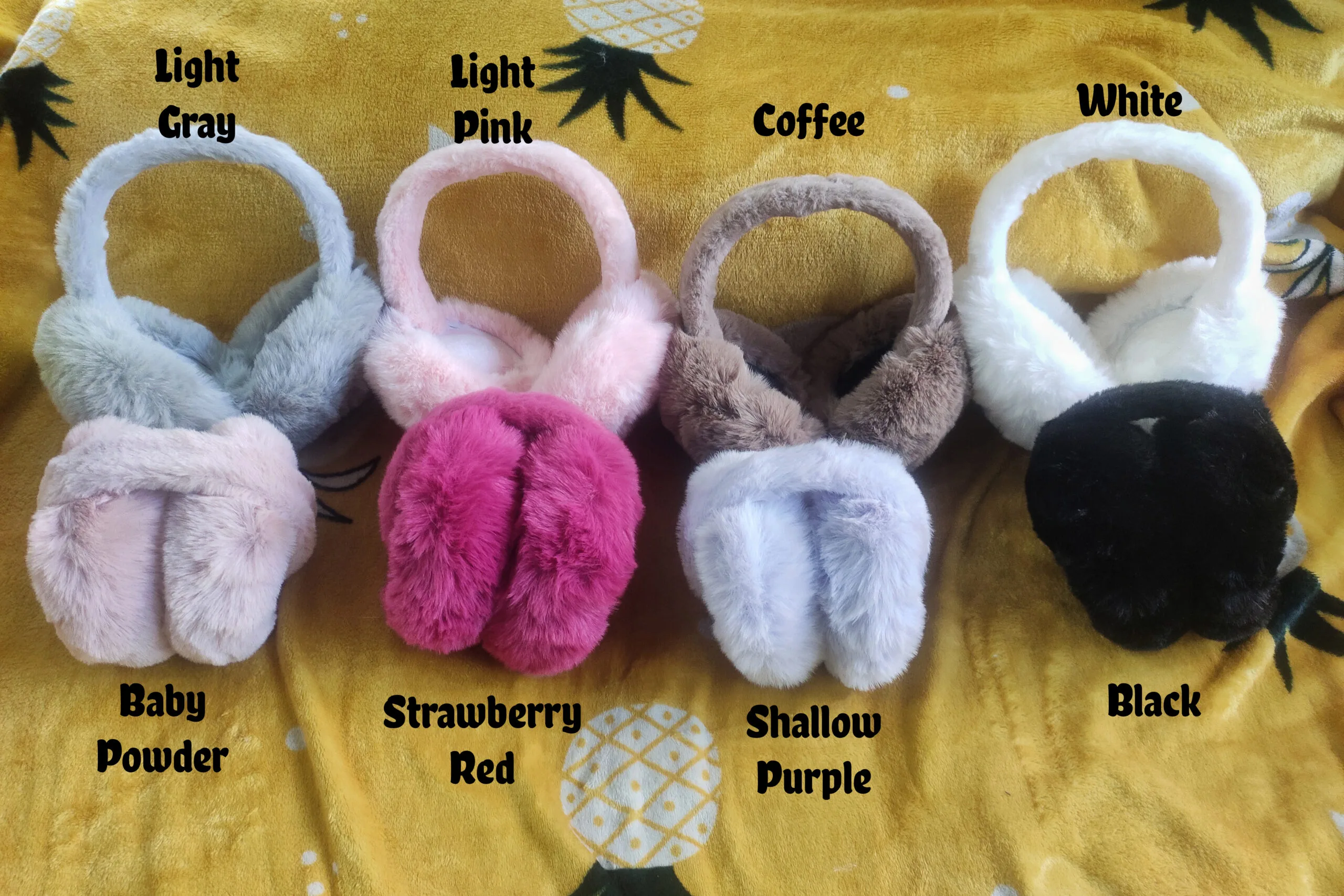 Folding Warm Earmuffs (Baby Powder) - Image 2