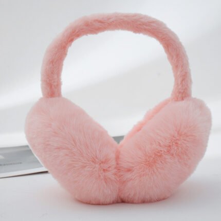 Folding Warm Earmuffs (Light Pink)